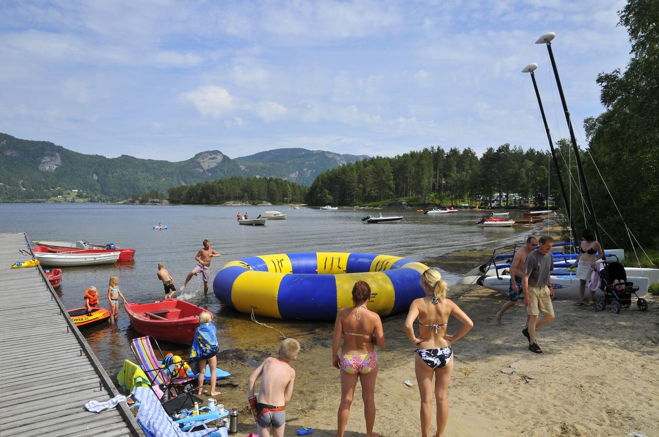 Nisser Hyttegrend Og Camping Fjone Exterior foto